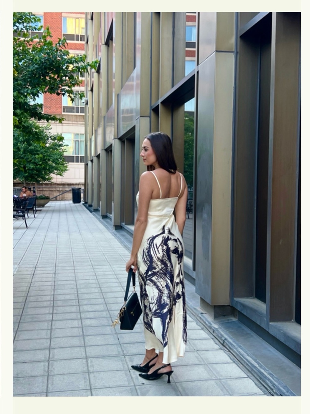 Anthropologie Conditions Apply Chloe Horse Print Maxi Slip Dress - Picture 2 of 5